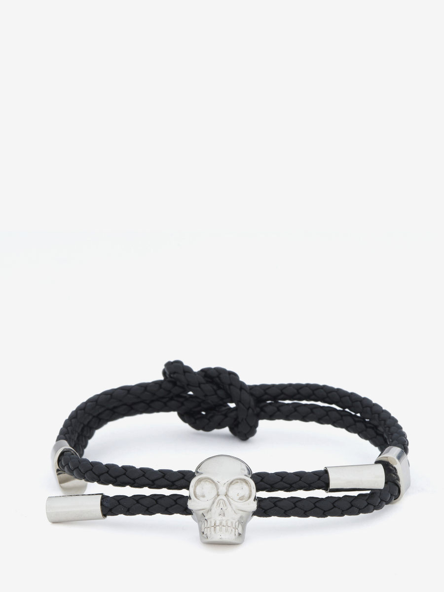 ALEXANDER MCQUEEN - Skull Leather Bracelet - Item 8366881ALCA1000